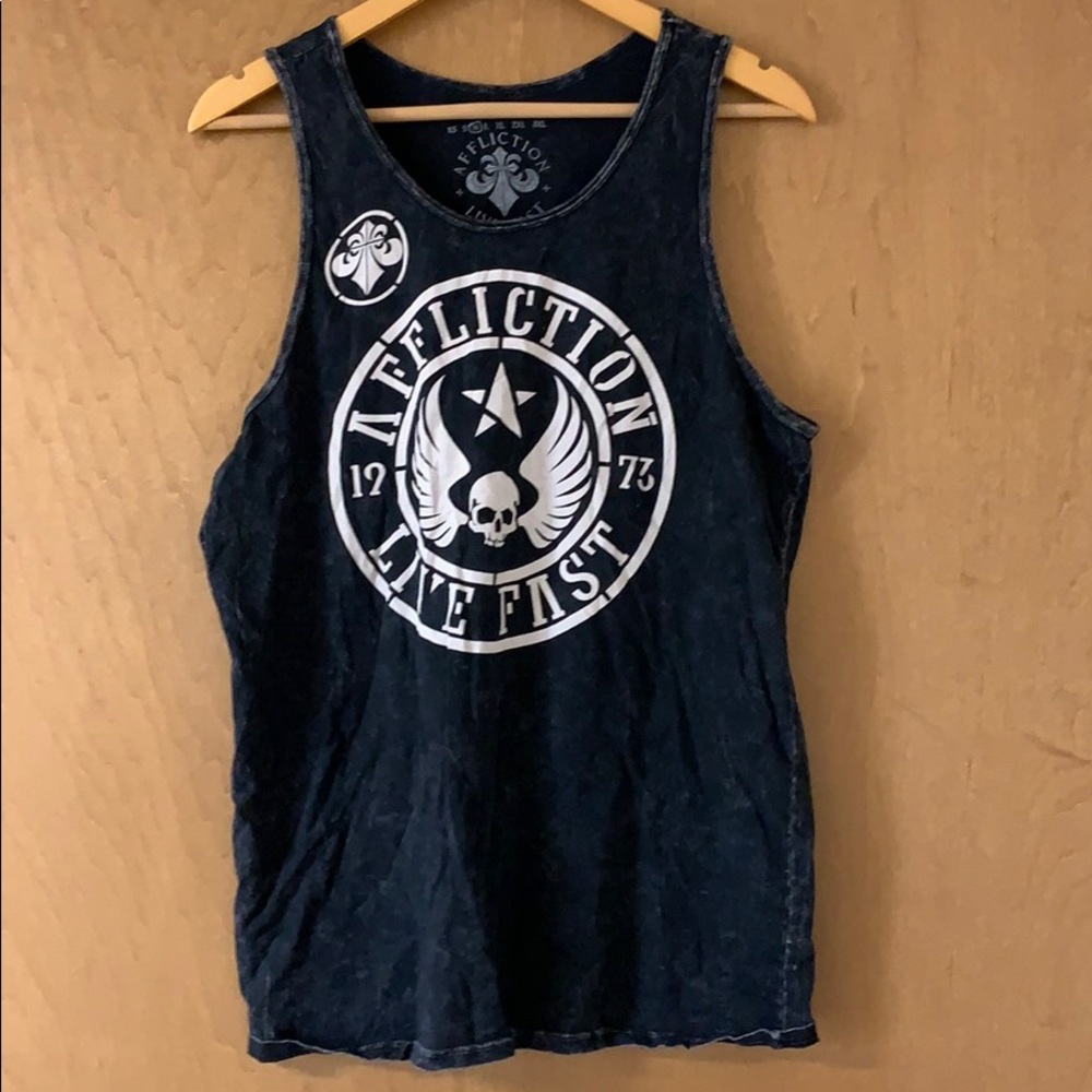 Affliction size medium tank top